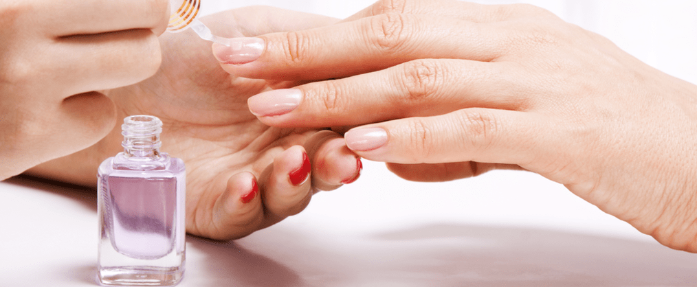 Behandlung von Pilz mit Nagellack